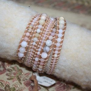 Chan Luu Peony beaded wrap